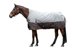 Derka padokowa Norwich highneacck 600D z polarem, beżowy/brązowy