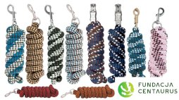 Gruby uwiąz bawełniany dla koni z Fundacji Centaurus, różne kolory