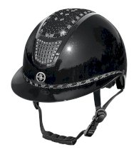 Kask jeździecki FAIRPLAY QUANTINUM 2.0 W-V EOS SHINY, czarny