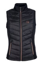 Kamizelka do jazdy konnej HKM Basel Style, czarny/rosegold