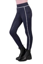 Legginsy jeździeckie dla dzieci Maui, granatowe