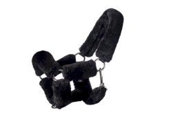 Kantar futerkowy dla Hobby Horse, czarny