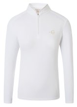 Koszulka konkursowa na zawody jeździeckie Covaliero 2026, biała