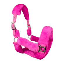 Kantar futerkowy Horsenjoy Cuddly, różowy