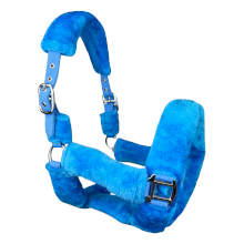 Kantar futerkowy Horsenjoy Cuddly, błękitny