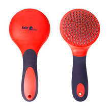 Szczotka do grzywy i ogona konia w kolorze morelowo-granatowym