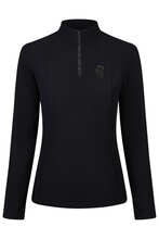 Bluza jeździecka Pikeur Zip Rip, czarna