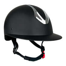 Kask jeździecki York Amethyst, Shiny Silver