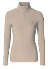 Bluza Active do jazdy konnej, Covalliero 2026, damska, beżowa