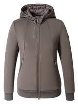 Jeździecka bluza z kapturem, Covalliero 2026, damska, milky chocolate