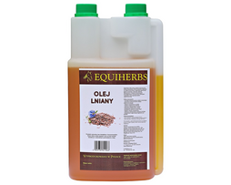 EQUIHERBS olej lniany dla koni, 1L