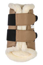 Ochraniacze przednie Comfort Premium Fur II, szarobeżowy