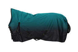 Derka padokowa Highneck Lugano 1200D 200g, czarny/petroL