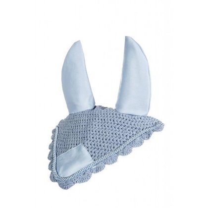 Nauszniki dla konia firmy HKM w kolorze błękitnym