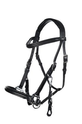 Ogłowie rajdowe Soft w kolorze czarnym