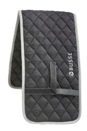 Podkładka pod pas do lonżowania w kolorze czarno-szarym, rozmiar 110x26