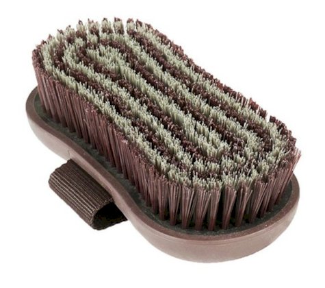 Szczotka Softgrip, Horze, brązowy