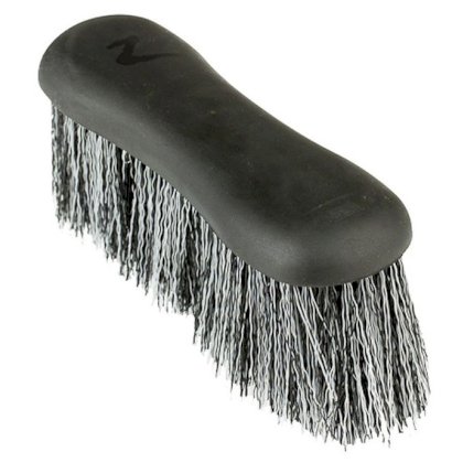 Szczotka Softgrip z długim włosiem, Horze, czarny