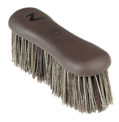 Szczotka Softgrip z długim włosiem, Horze, brązowy