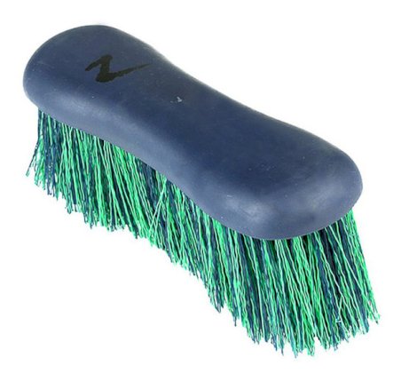 Szczotka Softgrip z długim włosiem, Horze, granatowy