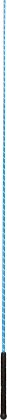 Bat York Fluo, dresażowy, niebieskim 110 cm