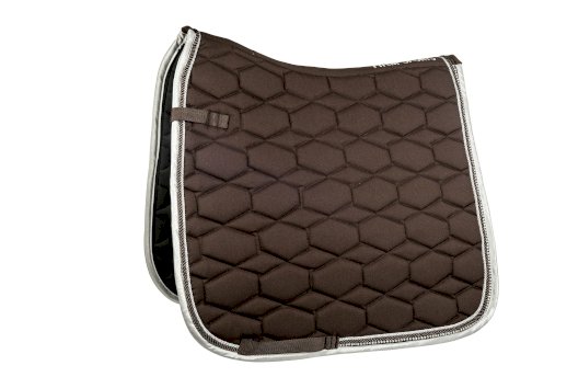 Czaprak HKM Crystal Fashion, ciemny brązowy