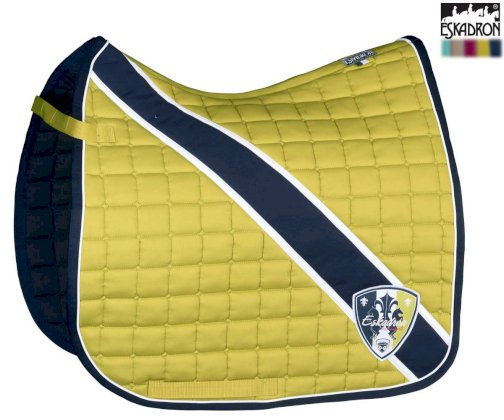 Czaprak Eskadron Bicolor Classic Sports, lime-insigniablue