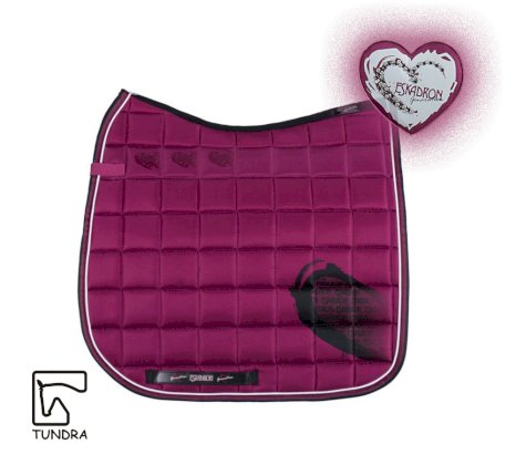 Czaprak Eskadron Heart Printed Next Generation, berry w sklepie jeździeckim we Wrocławiu