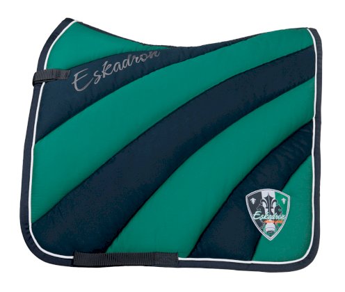 Czaprak Eskadron Polo Pad Striped  z kolekcji Classic Sports wiosna-lato 2015, szmaragdowo/granatowy
