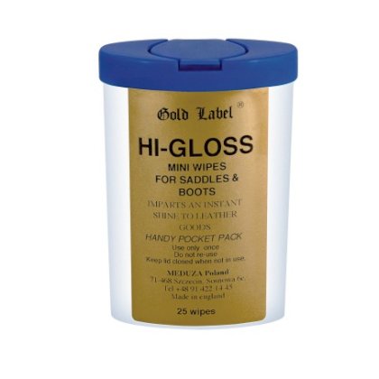 Hi Gloss Mini Wipes Gold Label chust nabłyszczające do skór