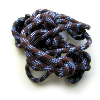 Kantar sznurkowy, czekoladowo/błękitny