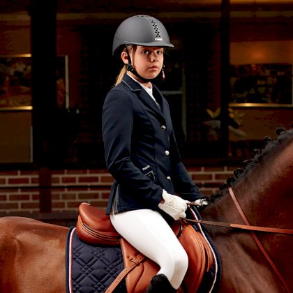 Kask jeździecki Pikeur Pro Safe Classic, czarno/szary