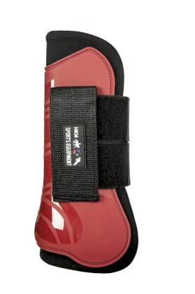 Komplet ochraniaczy HKM Genua, czerwony/czarny