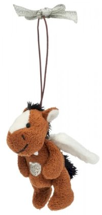 Konik pluszowy HR Anioł Stróż brązowy