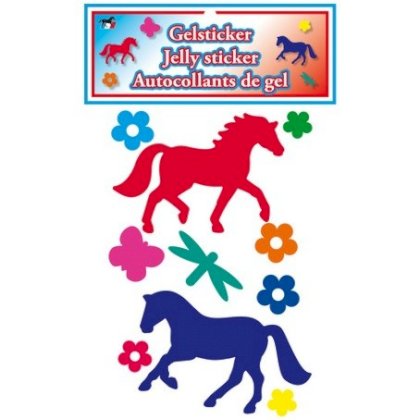 Naklejki żelowe HR z końmi