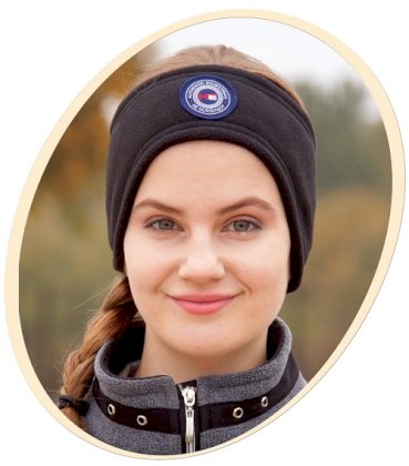 Opaska polarowa HE Isabel, czarna