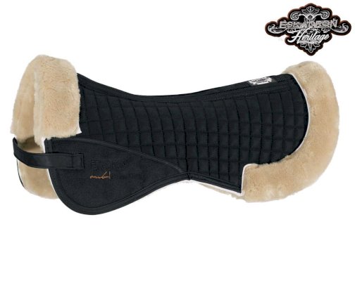 Podkładka pod siodło Eskadron Faux Fur Heritage AW18, blackblue