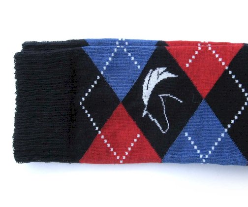 podkolanówki jeździeckie, Warszawa, granat/niebieski/czerwony