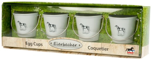 Podstawki pod jajka HR wiaderka, 4 sztuki