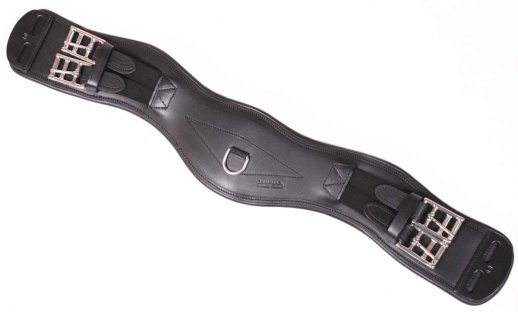 popręg ujeżdżeniowy asymetryczny Daw-Mag, czarny 65cm