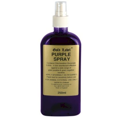 Purple Spray Gold Label na otarcia i rany