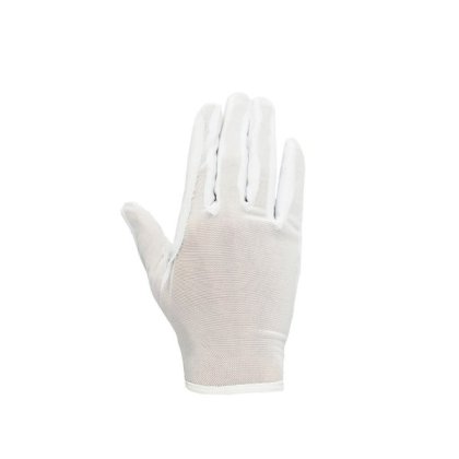 Rękawiczki siateczkowe Horze Air Flow, białe