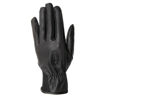 Rękawiczki York Zeus, skórzane, czarne