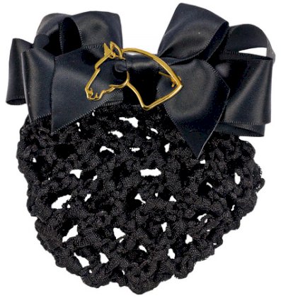 Siatka HR na włosy, czarna ze złotą głową