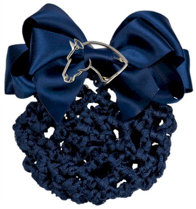 Siatka HR na włosy, granatowa ze srebrną głową