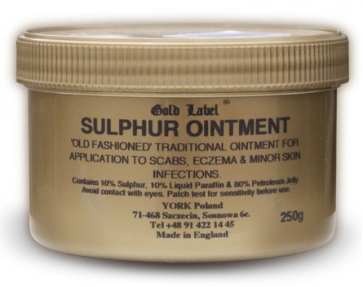Sulphur Ointment Gold Label na skórę