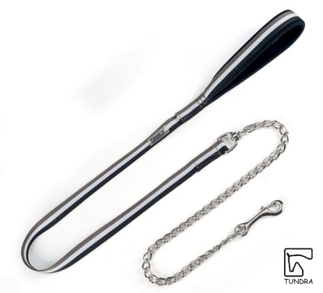 Eskadron Wrocław - uwiąz z łańcuszkiem Classic Sports Eskadron, orzech-biały-czarny,  jesień-zima 2015.