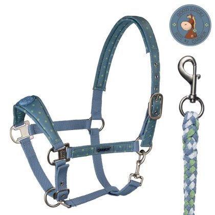 Kantar z uwiązem Eskadron Nici 2016/2017 Pin Buckle, mid blue
