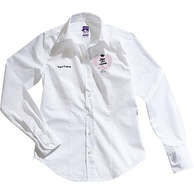 Koszula jeździecka Equi Theme Laurel, biała, Wrocław