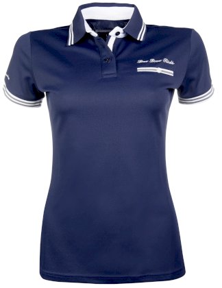 Koszulka polo -Black & White- HKM, ciemny granatowy, 92356900
